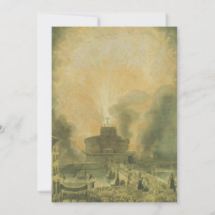 The Girandola at the Castel Sant'Angelo Thank You Card