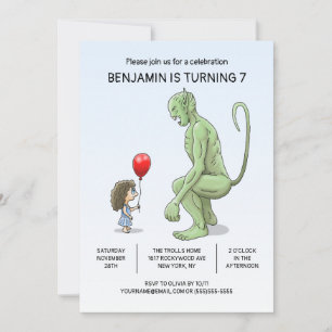 The Girl and the Goblin's Birthday Invitation
