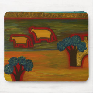 The Girl and the Magic Castle 2007 Mouse Mat