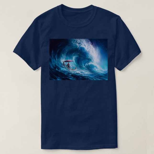 The Girl and the Sea T-Shirt (Design Front)
