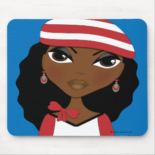 The Girl In The Hat Mousepad