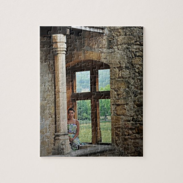 The Girl in the Window Jigsaw Puzzle (Vertical)