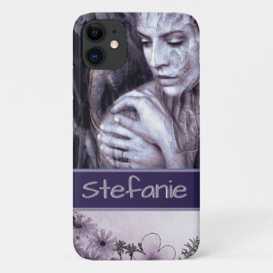 The Girl in the Woods (flowers) iPhone 11 Case