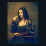 The Girl of the Wall Poster<br><div class="desc">The Girl of the Wall Artistic Illustration Mona Lisa - designed by Freepik</div>