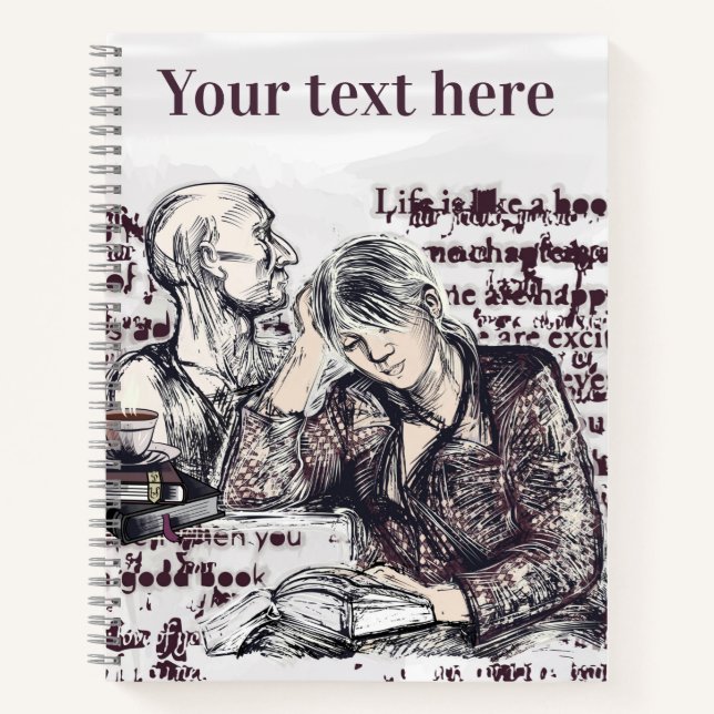 The girl reading a book (Front)