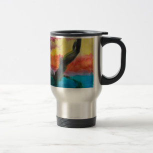 The girl travel mug