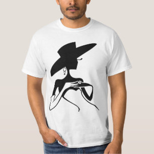 The girl vogue cute black white cindy T-Shirt