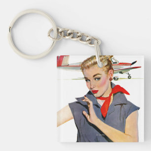 The Girl Who Stole Aeroplanes Key Ring