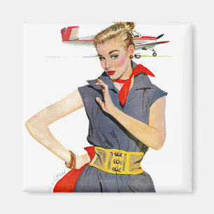 The Girl Who Stole Aeroplanes Magnet