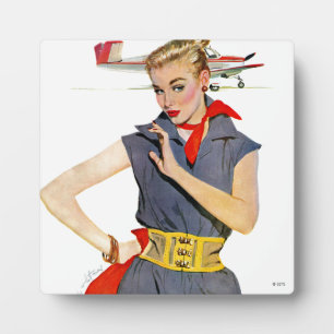 The Girl Who Stole Aeroplanes Plaque