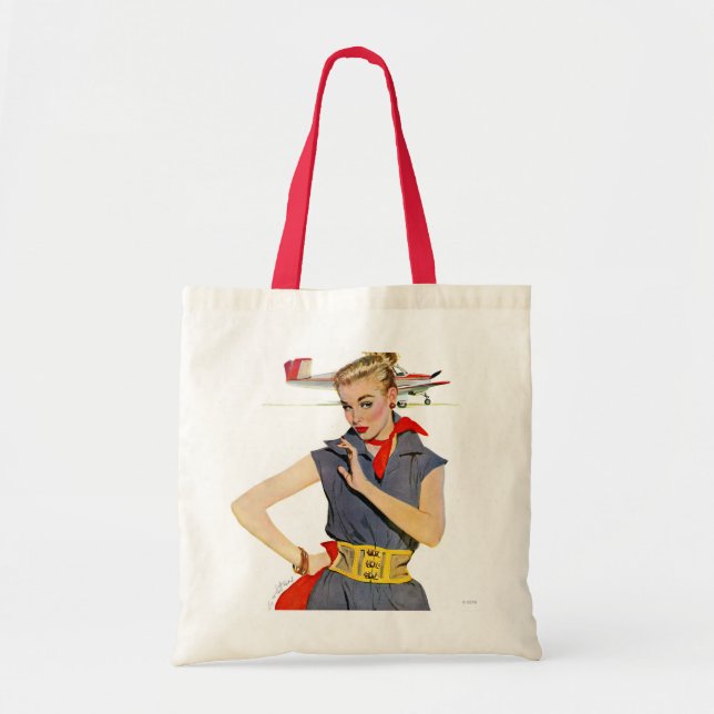 The Girl Who Stole Aeroplanes Tote Bag (Front)