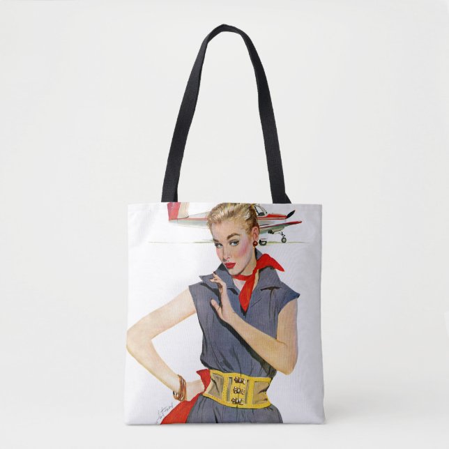 The Girl Who Stole Aeroplanes Tote Bag (Front)