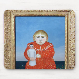 The girl with a doll, c.1892 or c.1904-05 mouse mat