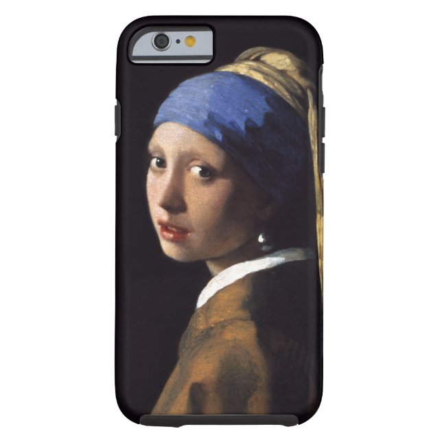 The Girl With A Pearl Earring by Johannes Vermeer Case-Mate iPhone Case (Back)