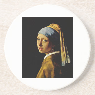 The Girl with a Turban/Girl with the Pearl Earring Coaster