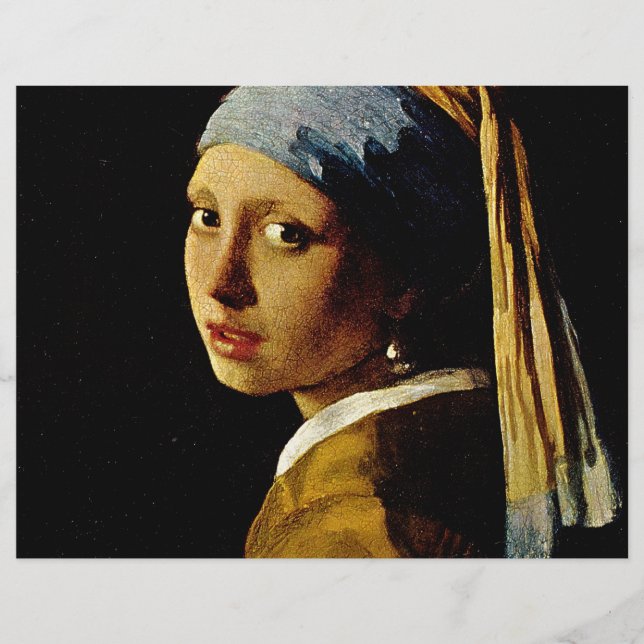 The Girl with a Turban/Girl with the Pearl Earring Flyer (Front)