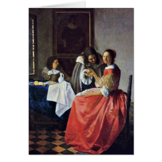 The Girl With A Wineglass. By Johannes Vermeer