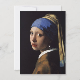 The Girl With The Pearl Earring Invitation