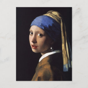 The Girl With The Pearl Earring Postcard
