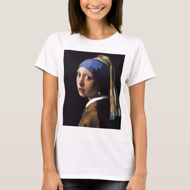 The Girl With The Pearl Earring T-Shirt (Front)
