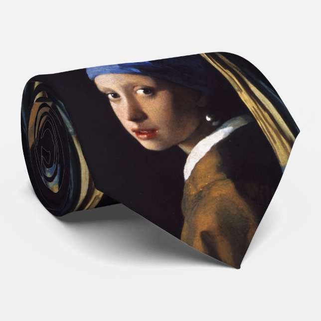 The Girl With The Pearl Earring Tie (Rolled)