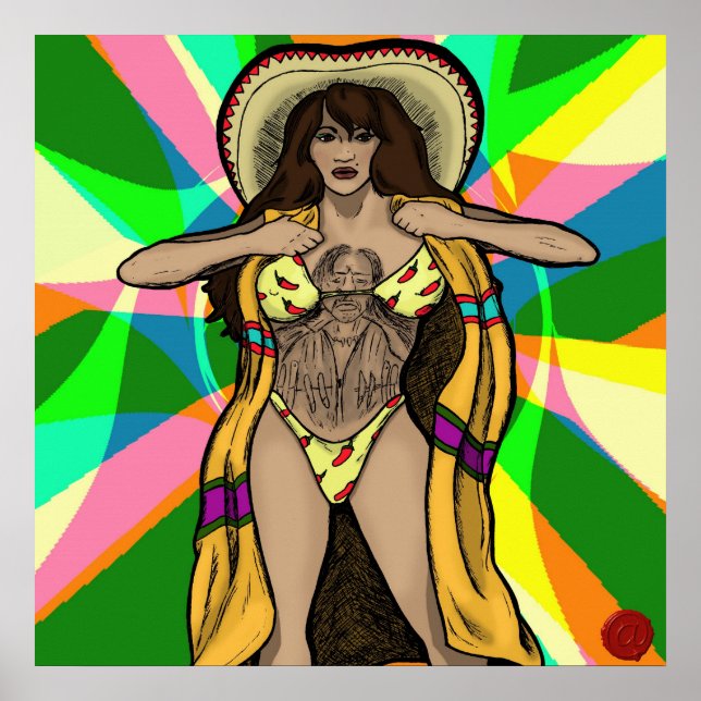 The Girl with the Trejo Tattoo Poster (Front)