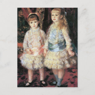 The girls Cahen d'Anvers by Pierre Renoir Postcard