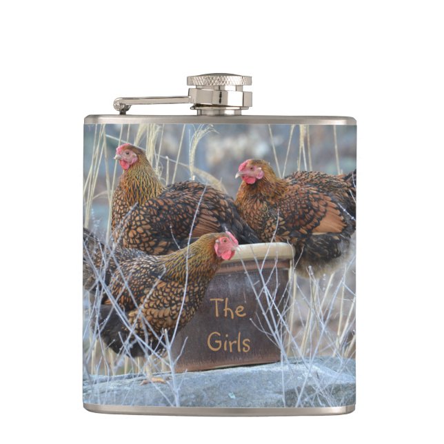 The Girls Chicken Flask (Front)