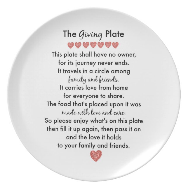 The Giving Plate (Front)