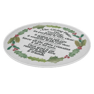 The giving plate cutting board