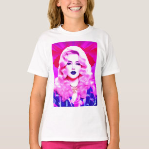 The Glamour Magic of a Blue Blown Kiss T-Shirt