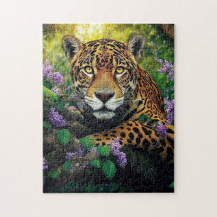 The Glare of the Cheetah Jigsaw Puzzle