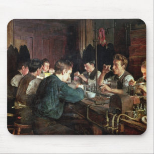 The Glass Blowers, 1883 (oil on canvas) Mouse Mat