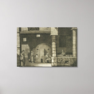 The Glass Bottle Maker, from Volume II Arts and Tr Canvas Print