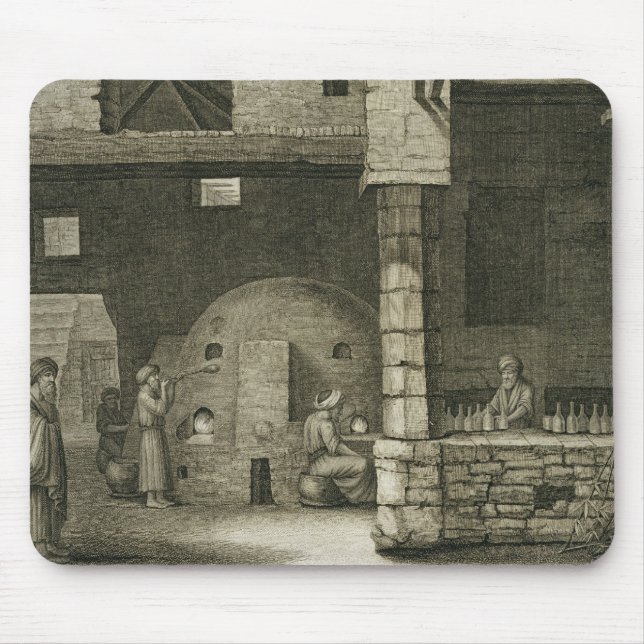 The Glass Bottle Maker, from Volume II Arts and Tr Mouse Mat (Front)