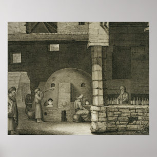 The Glass Bottle Maker, from Volume II Arts and Tr Poster
