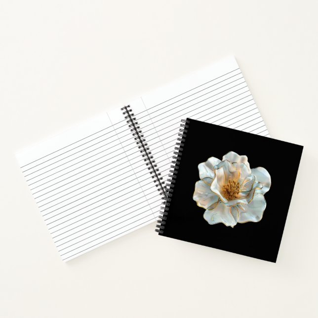 The Glass Daffodil  Notebook (Inside)