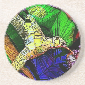 The Glass HummingBird Coaster