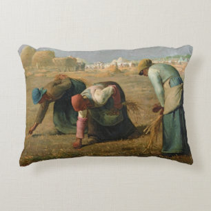 The Gleaners, 1857 Decorative Cushion