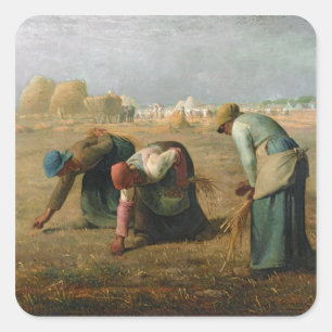 The Gleaners, 1857 Square Sticker
