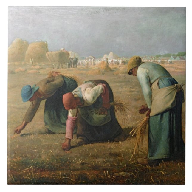 The Gleaners, 1857 Tile (Front)
