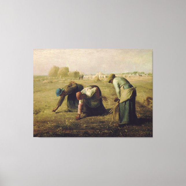 The Gleaners by Jean-François Millet 1857 Canvas Print (Front)