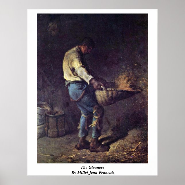 The Gleaners By Millet (Ii) Jean-Francois Poster (Front)