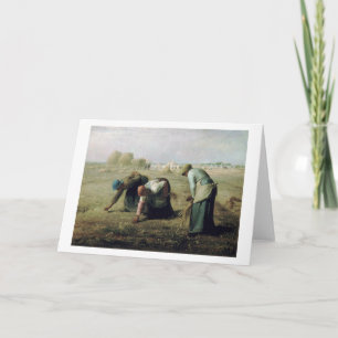 The Gleaners, Jean-Francois Millet, 1857 Card