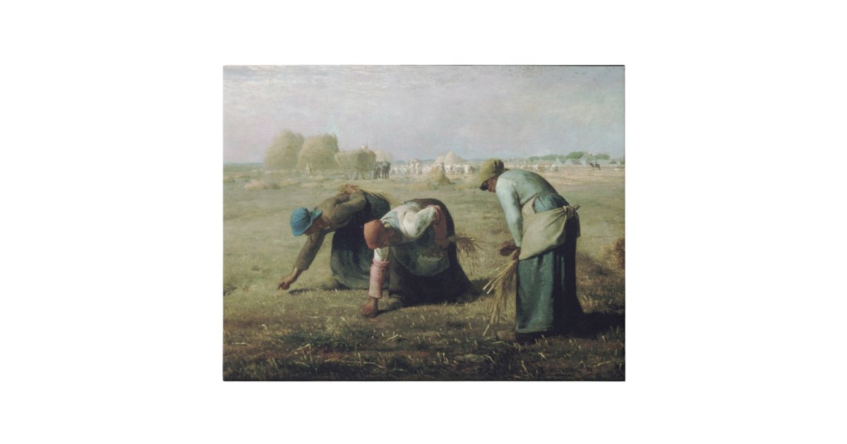 The Gleaners, Jean-Francois Millet, 1857 Faux Canvas Print ...