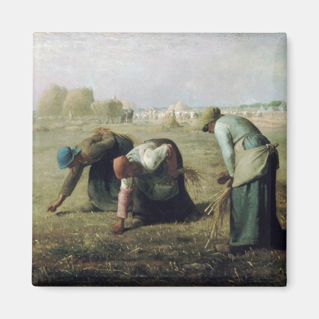 The Gleaners, Jean-Francois Millet, 1857 Magnet (Front)
