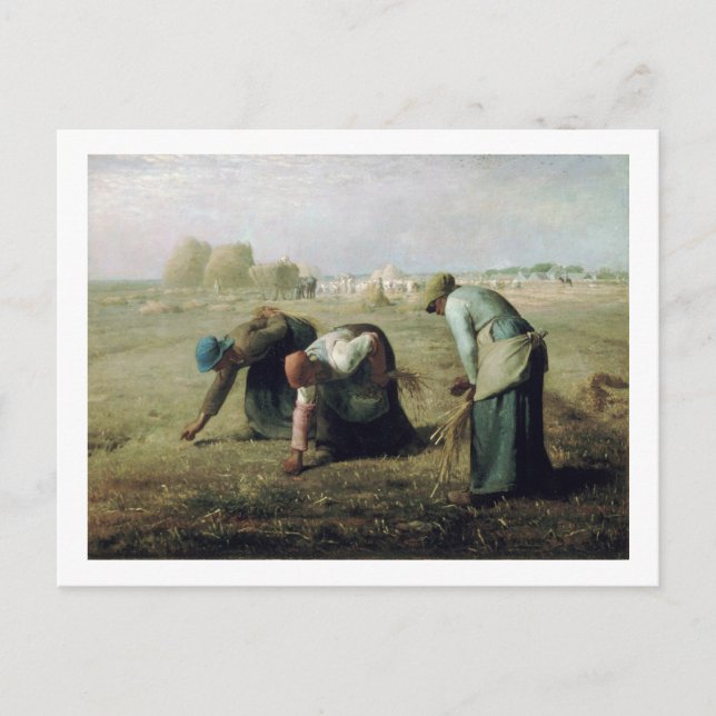 The Gleaners, Jean-Francois Millet, 1857 Postcard (Front)