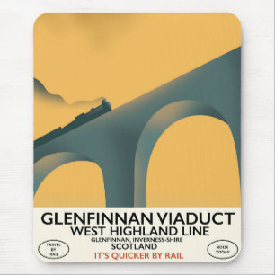 The Glenfinnan Viaduct Scotland. Mouse Mat