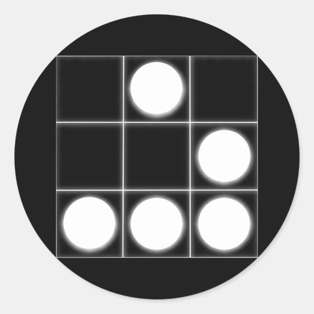 The Glider: A Universal Hacker Emblem Sticker (Front)