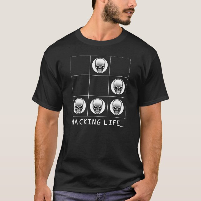 The Glider: A Universal Hacker Emblem T-Shirt (Front)